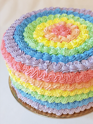 Rainbow torta