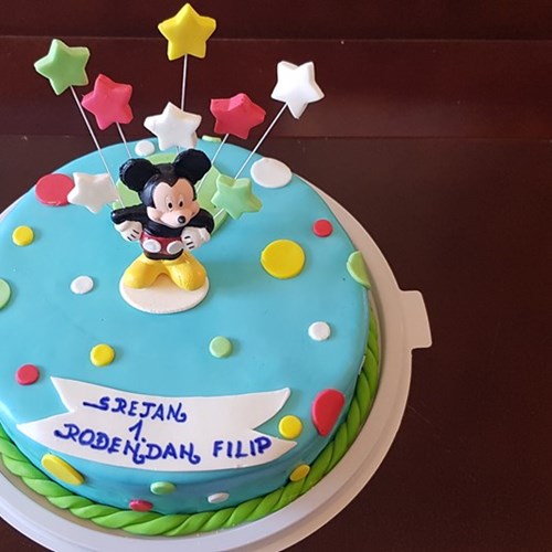Torta Mickey Mouse za dječake.