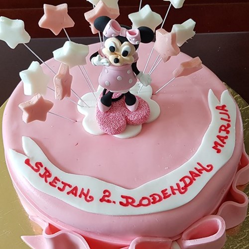 Torta Minnie Mouse za djevojčice.