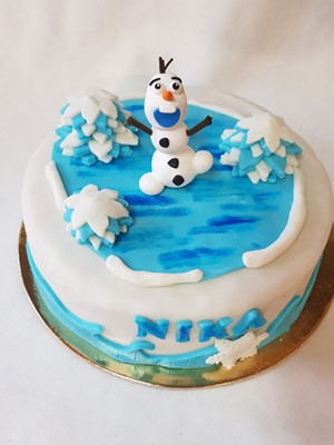 Torta Olaf Frozen